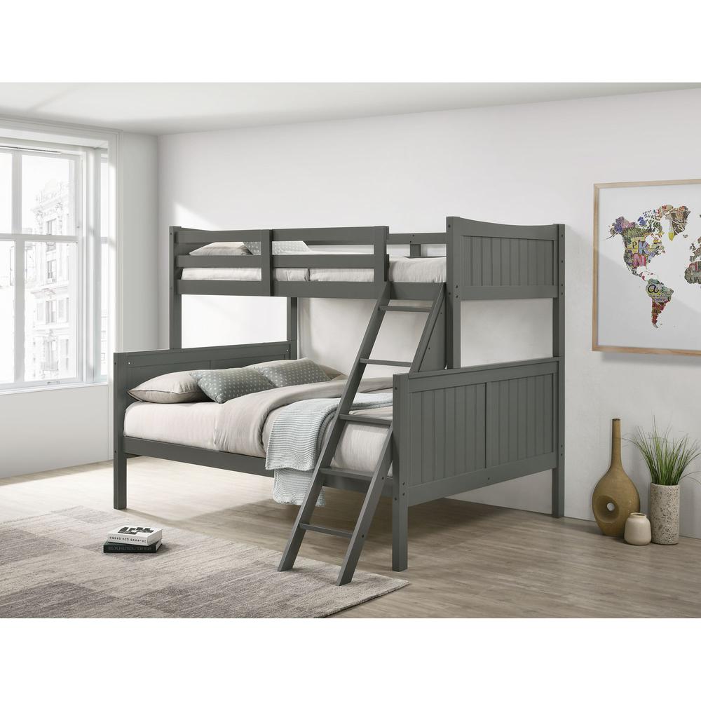 Picket House Furnishings Santino Twin Over Full Bunk Bed. Picture 5