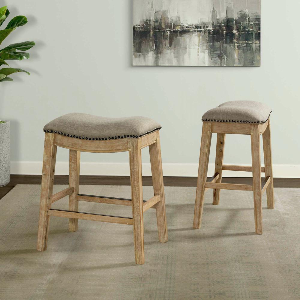 Picket House Furnishings Fern 24" Counter Stool in Natural. Picture 2