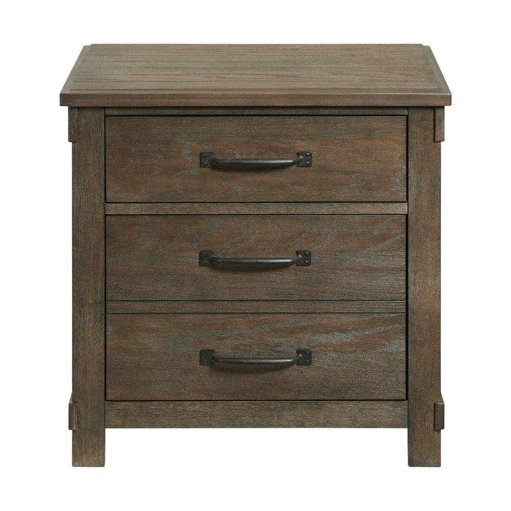 Picket House Furnishings Jack 2-Drawer Nightstand with USB Ports. Picture 4