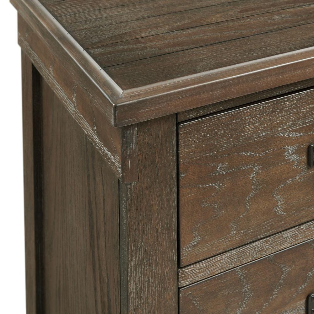 Picket House Furnishings Jack 2-Drawer Nightstand with USB Ports. Picture 6