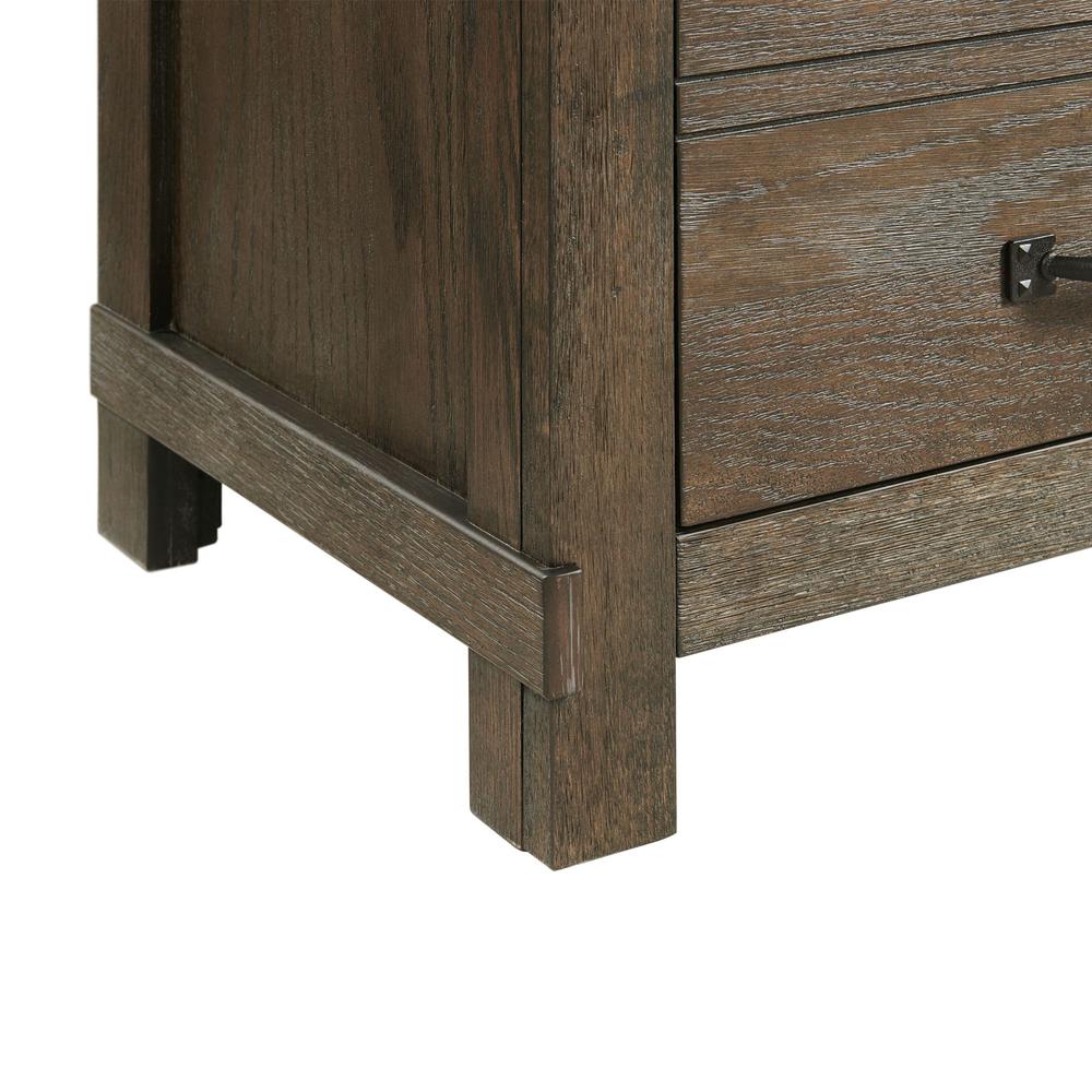 Picket House Furnishings Jack 2-Drawer Nightstand with USB Ports. Picture 10