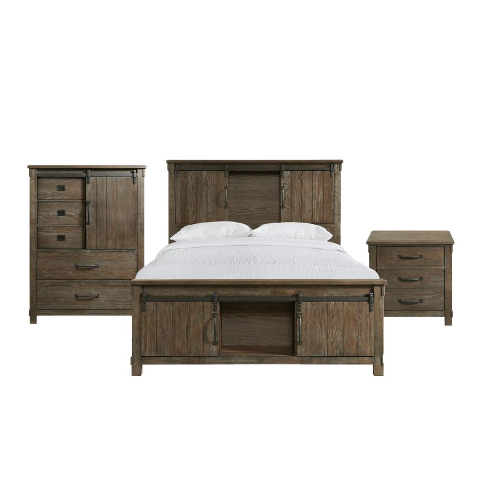 Picket House Furnishings Jack Queen Platform Storage Bed. Picture 2