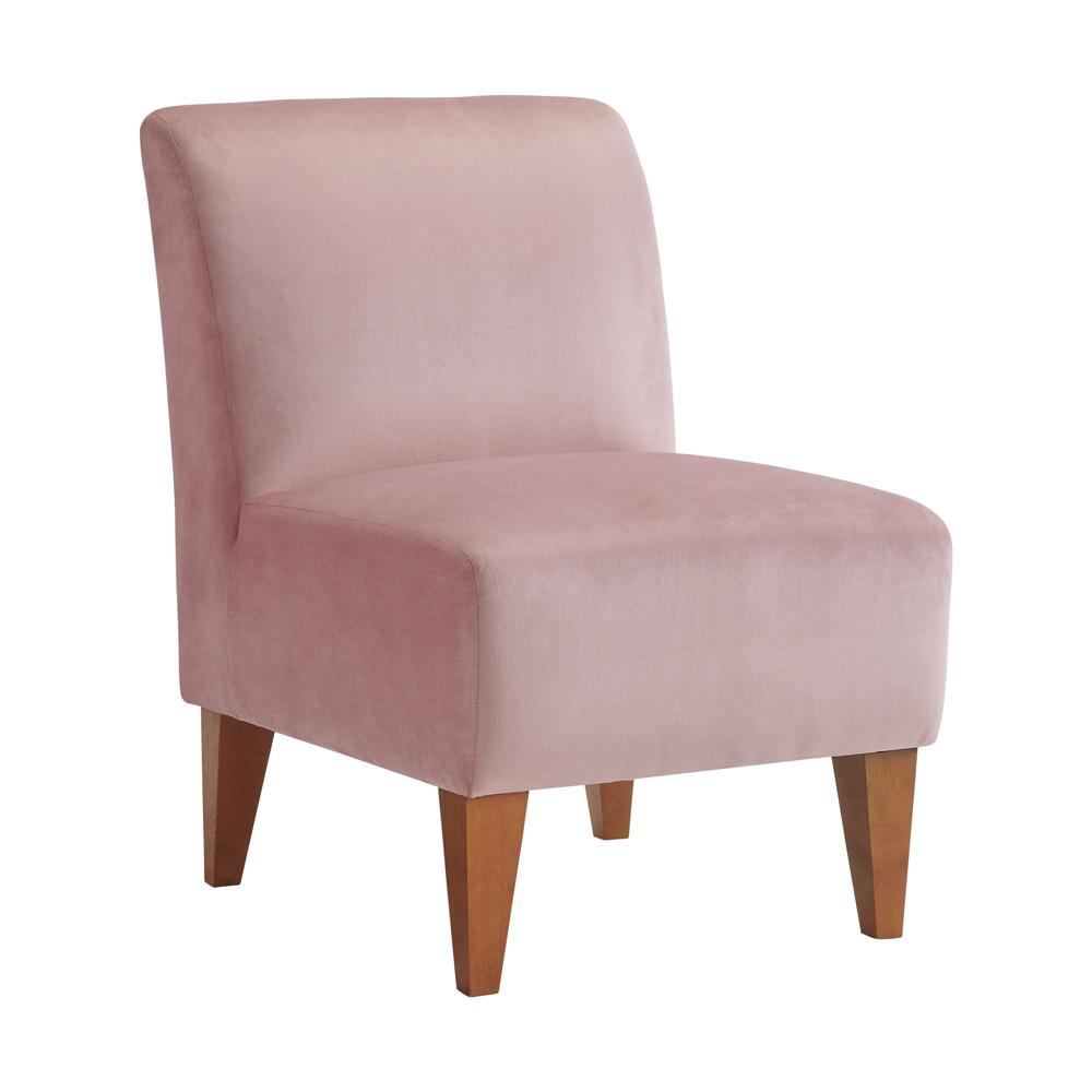 Picket House Furnishings Elizabeth Slipper Chair in Blush. Picture 1