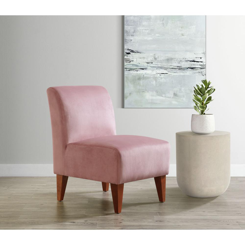 Picket House Furnishings Elizabeth Slipper Chair in Blush. Picture 2