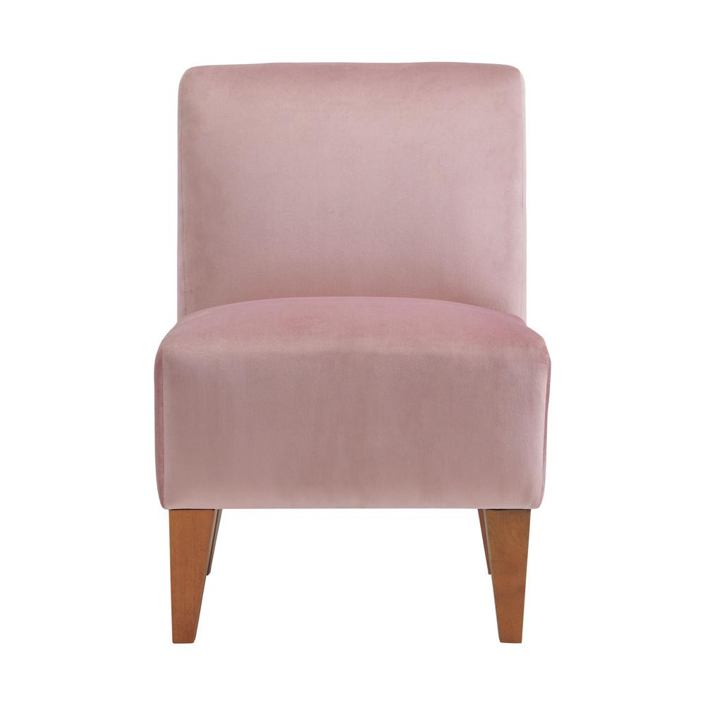 Picket House Furnishings Elizabeth Slipper Chair in Blush. Picture 4