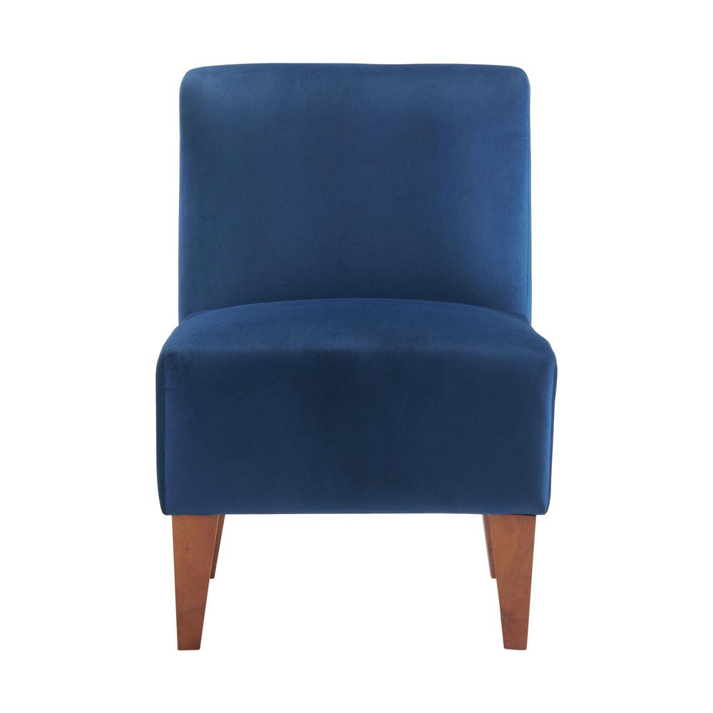 Picket House Furnishings Elizabeth Slipper Chair in Navy. Picture 4