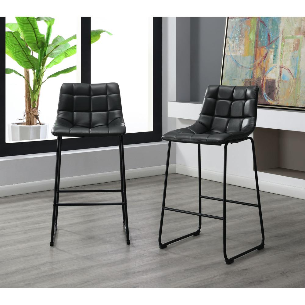Picket House Furnishings Richmond 30" Bar Stool in Black. Picture 3