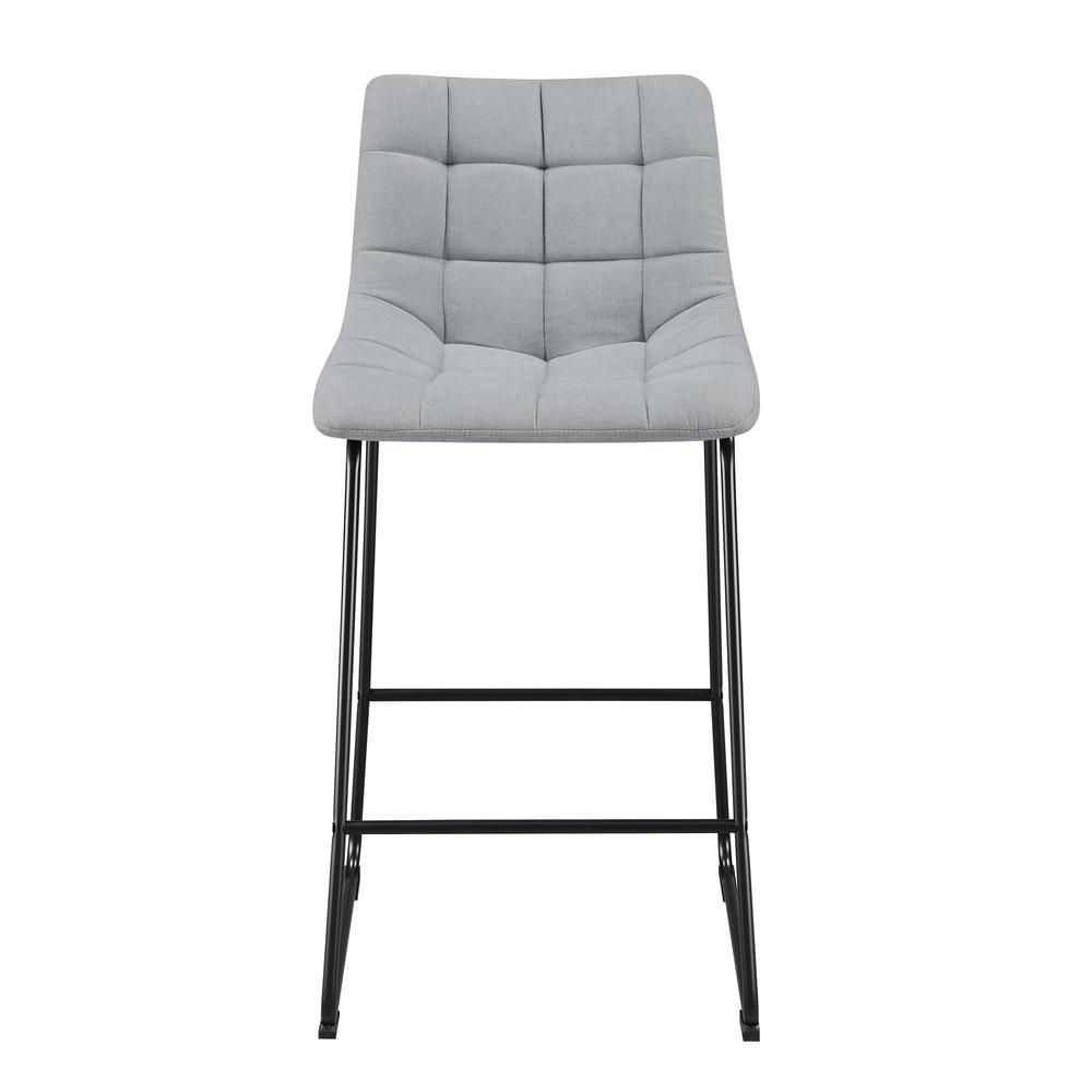 Picket House Furnishings Richmond 30" Bar Stool in Linen Grey. Picture 5