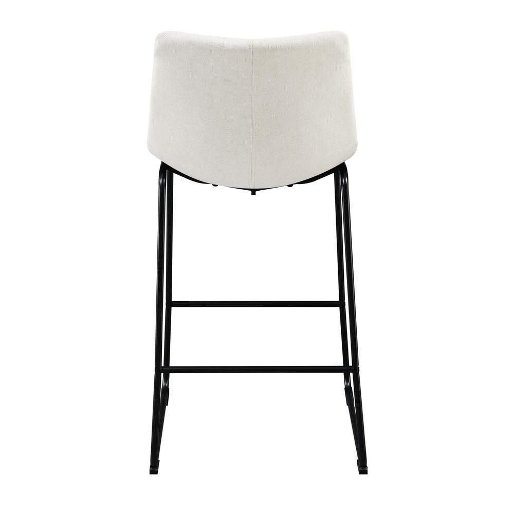 Picket House Furnishings Richmond 30" Bar Stool in Linen White. Picture 7