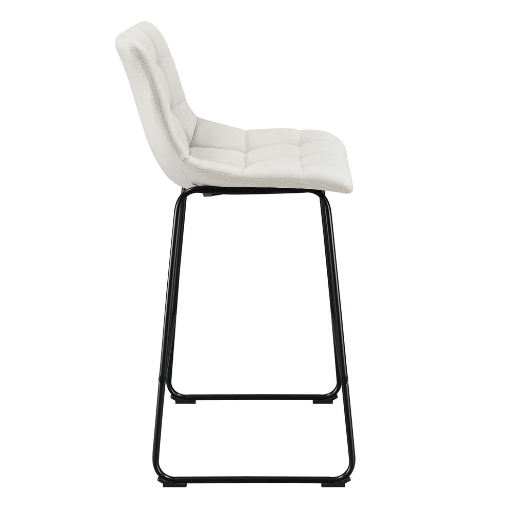 Picket House Furnishings Richmond 30" Bar Stool in Linen White. Picture 6