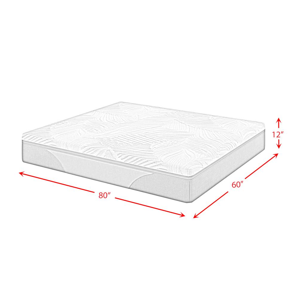 Simple Sleep Vitality 12" Foam Queen Mattress. Picture 3
