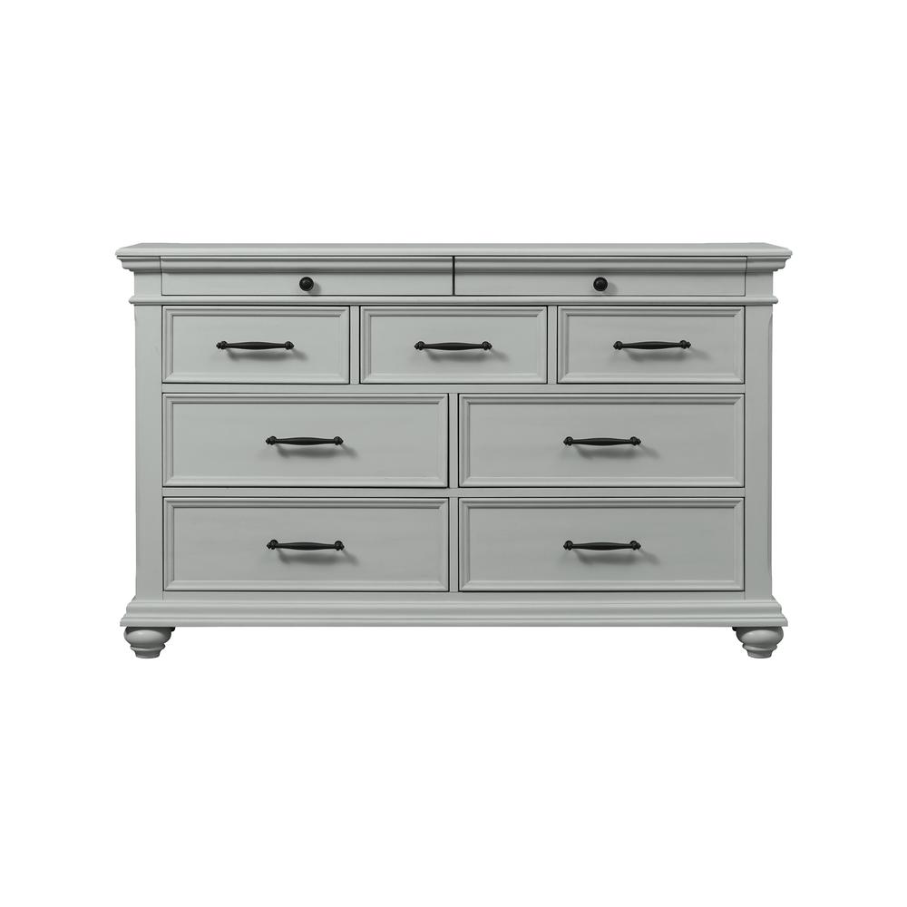 Picket House Furnishings Brooks 9-Drawer Dresser in Grey. Picture 4