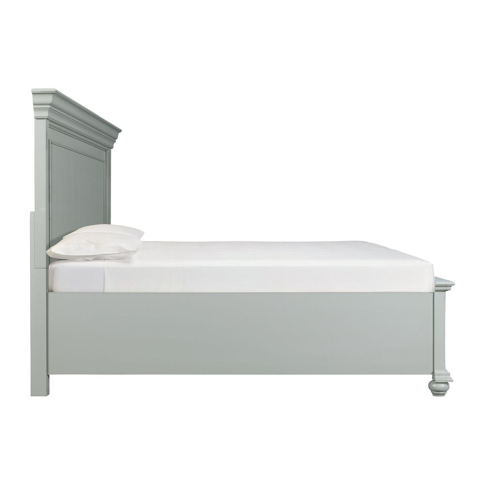 Picket House Furnishings Brooks King Platform Storage Bed in Grey. Picture 5