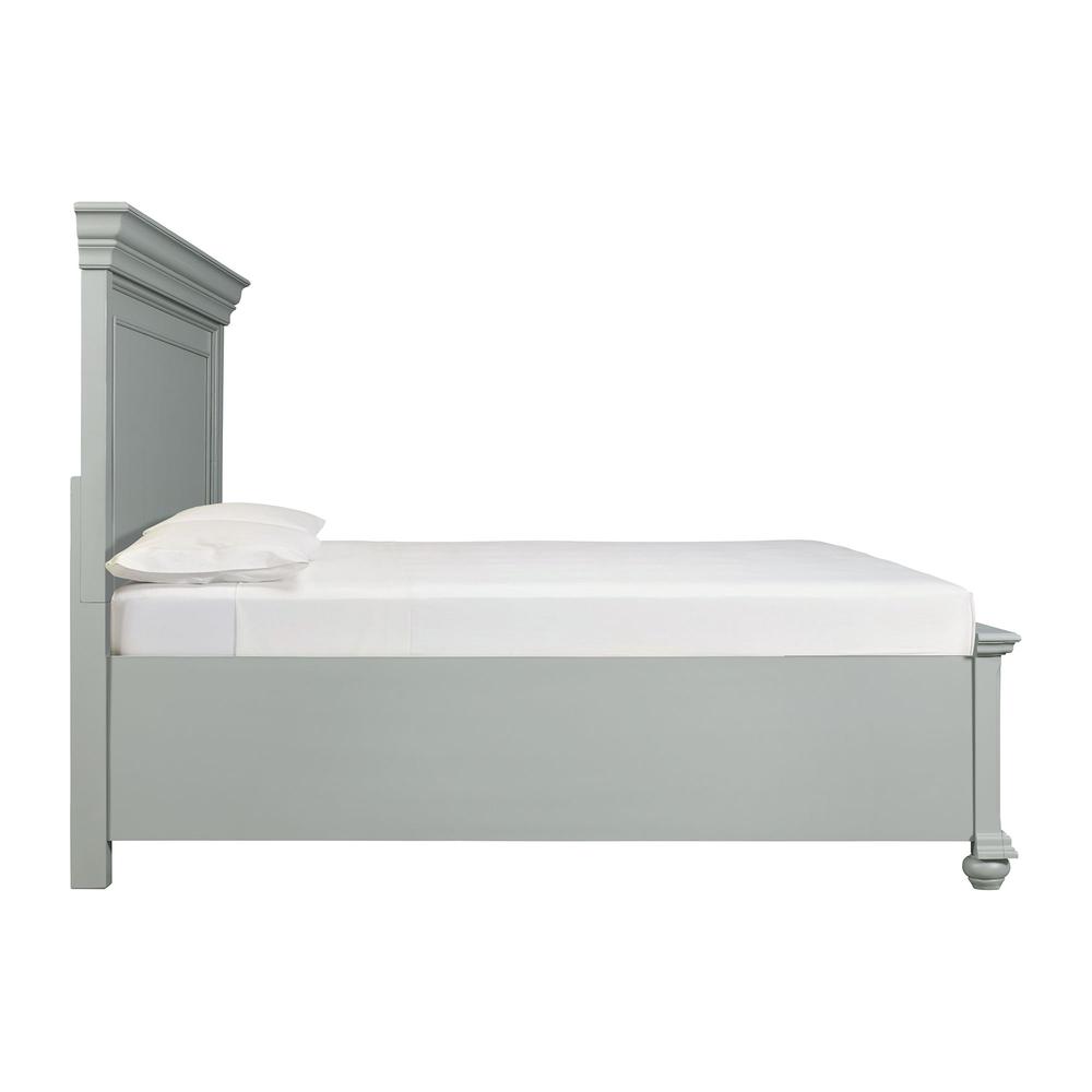 Picket House Furnishings Brooks Queen Platform Storage Bed in Grey. Picture 5