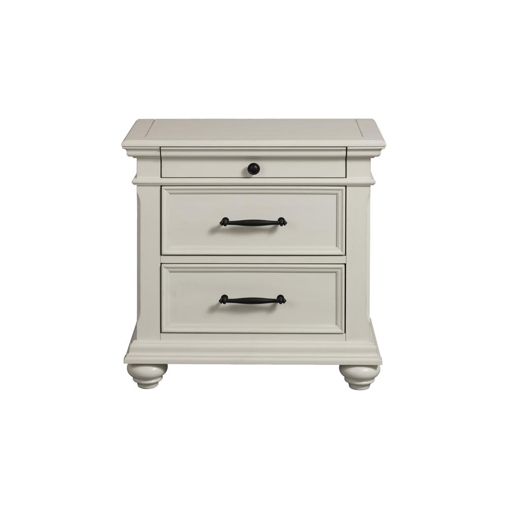 Picket House Furnishings Brooks 3-Drawer Nightstand with USB Ports. Picture 5