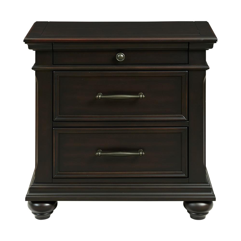Picket House Furnishings Brooks 3-Drawer Nightstand with USB Ports. Picture 4