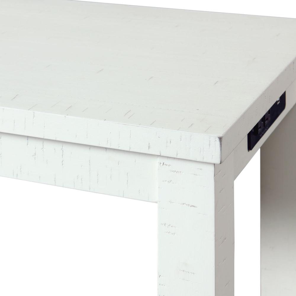 Picket House Furnishings Stanford Multipurpose Bar Table Set in White. Picture 8
