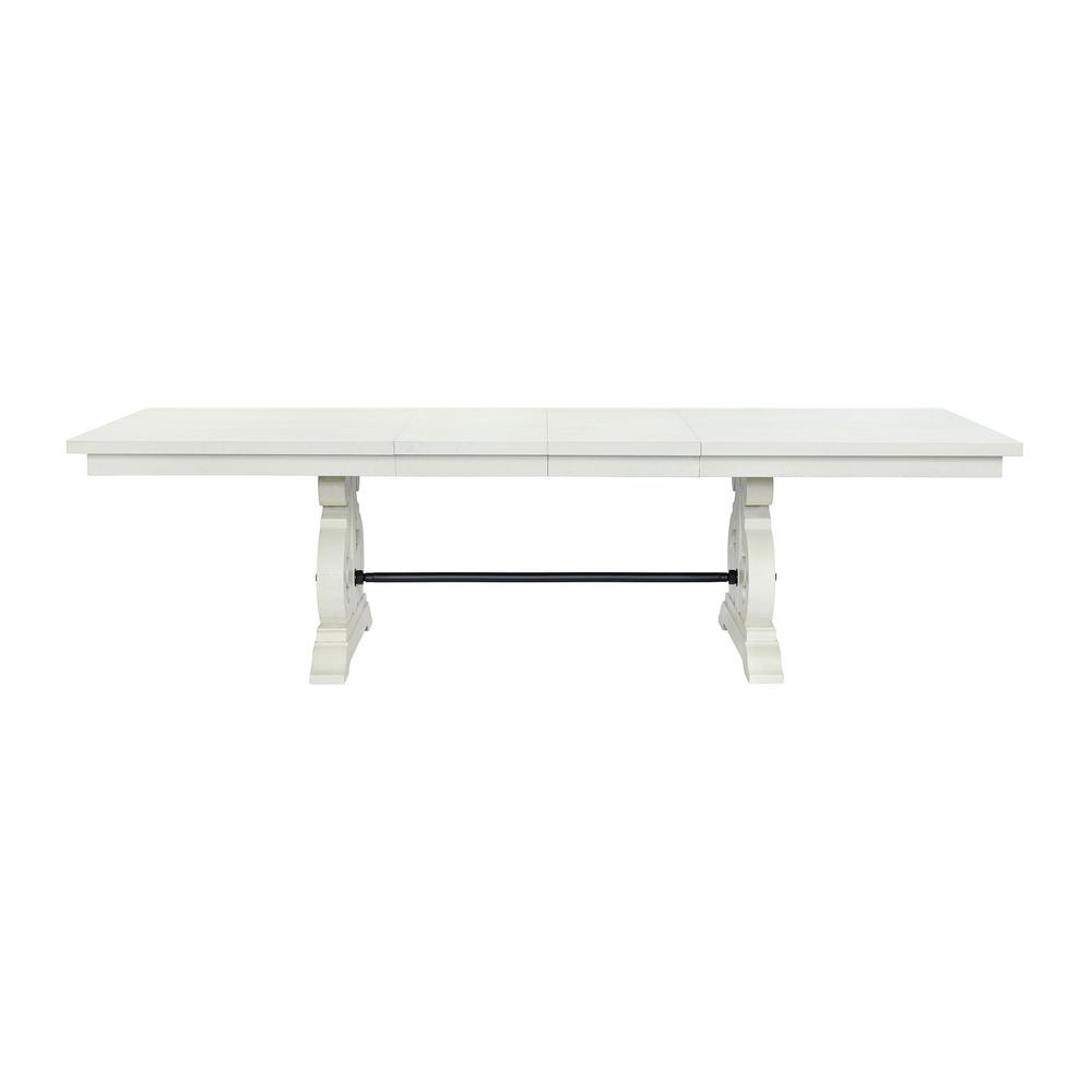 Picket House Furnishings Stanford Dining Table in White. Picture 4