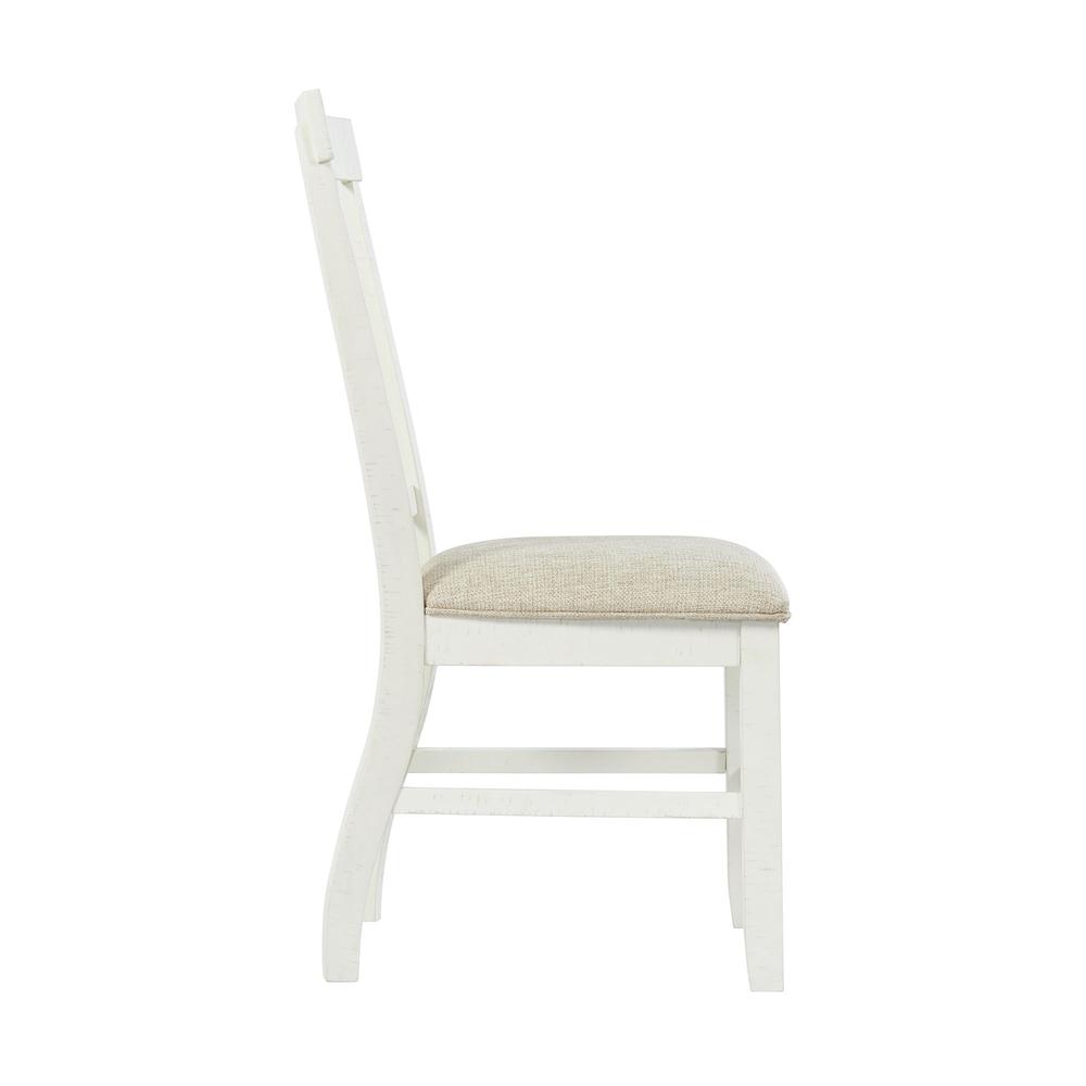 Picket House Furnishings Stanford Side Chair Set in White. Picture 6