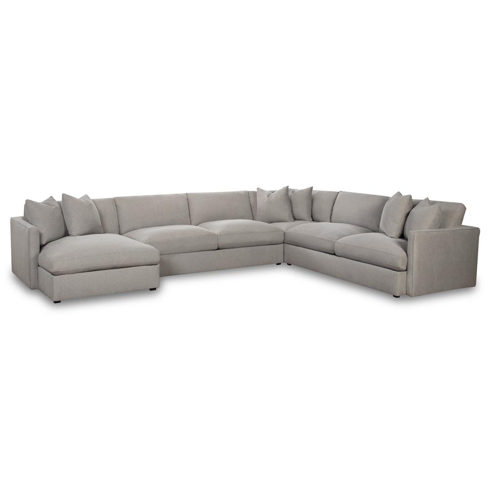 Picket House Furnishings Maddox Left Arm Facing 4PC Sectional Set in Slate. The main picture.