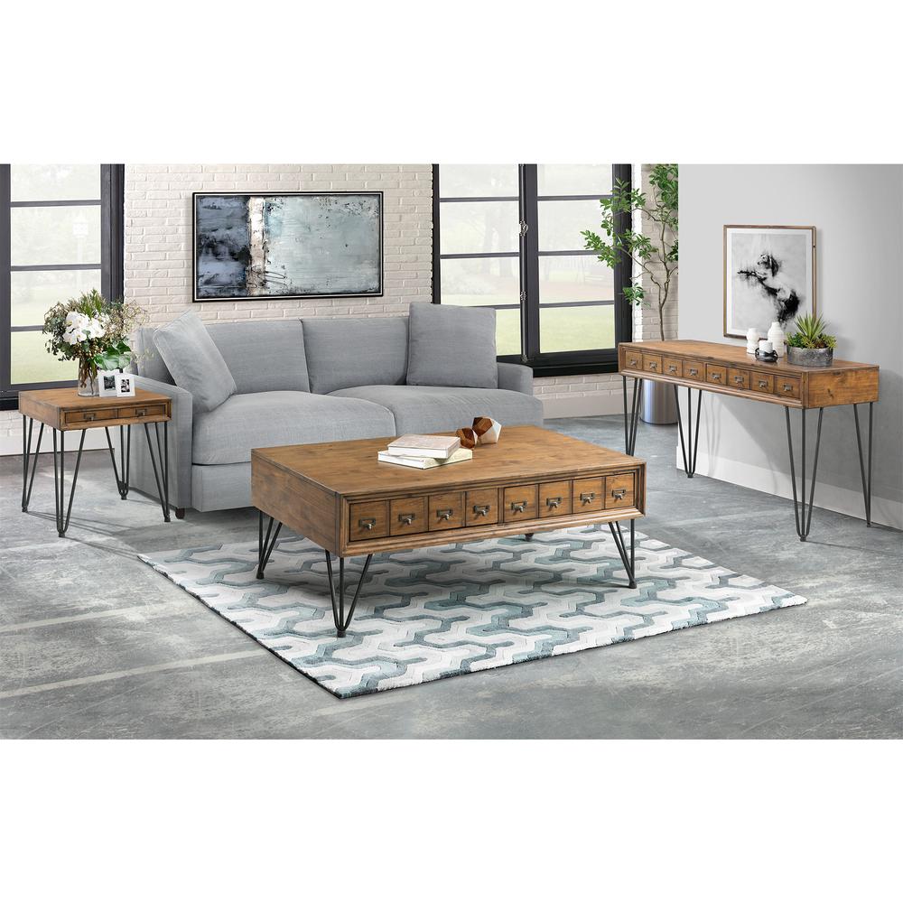 Tanner 3PC Occasional Table Set-Coffee Table, End Table & Sofa Table. Picture 1
