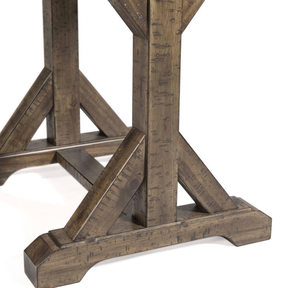 Flynn Trestle End Table. Picture 1