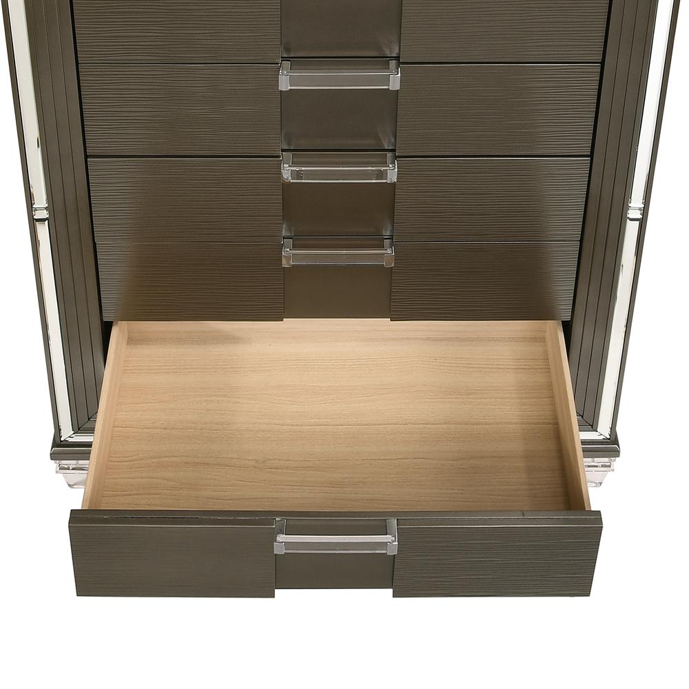Charlotte 5-Drawer Flip-Top Chest. Picture 2