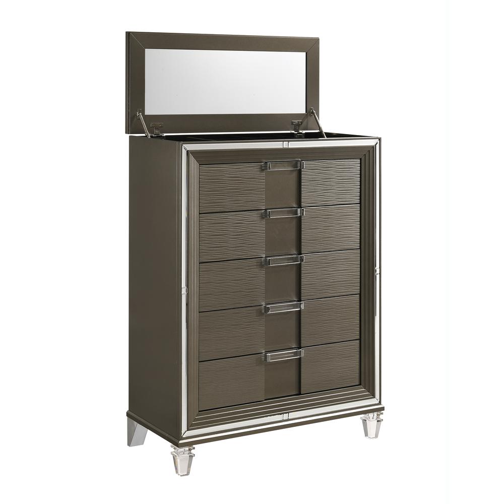 Charlotte 5-Drawer Flip-Top Chest. Picture 7