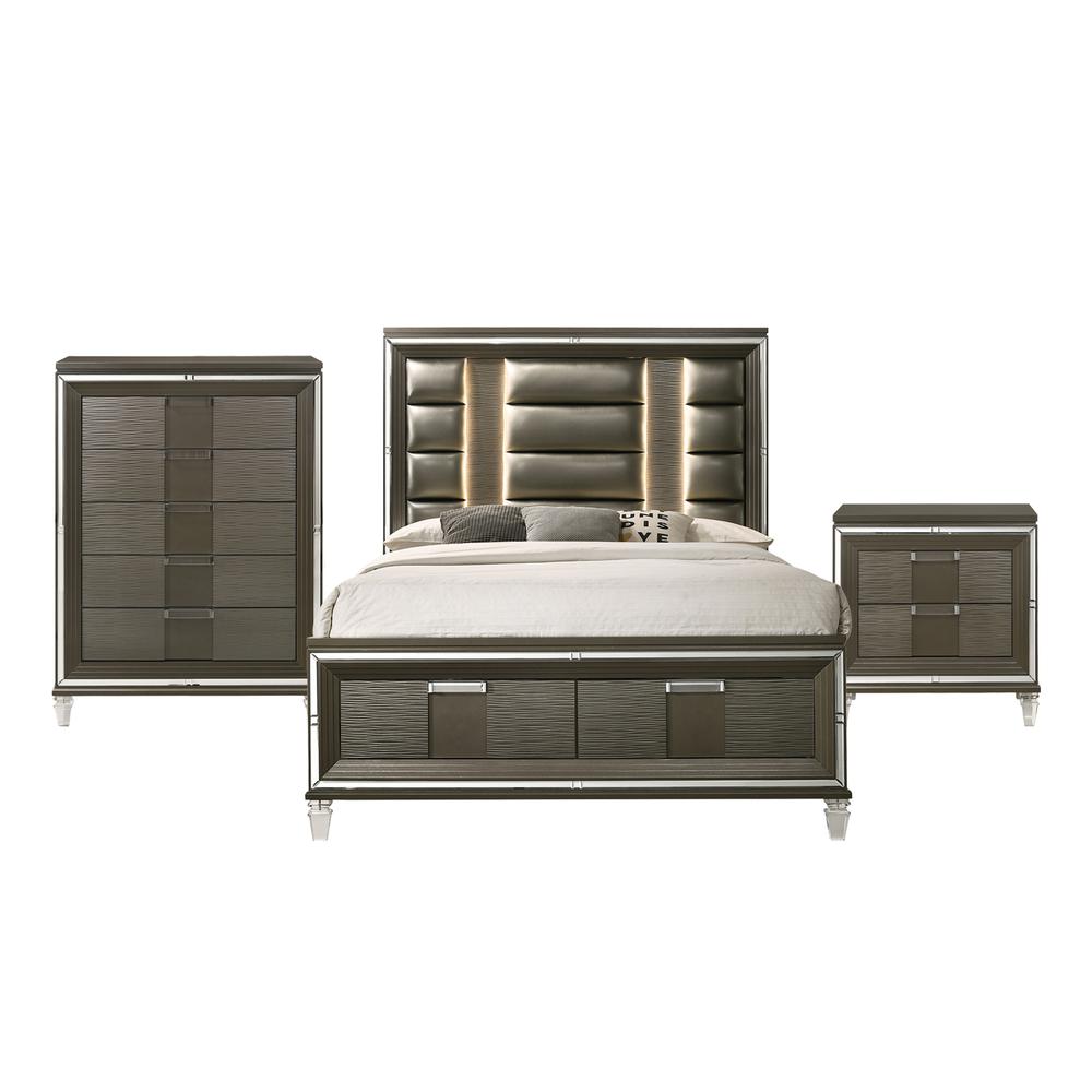Charlotte 2-Drawer King Storage Bed. The main picture.