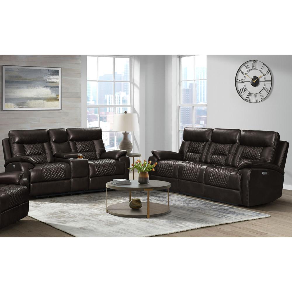 Campo 2PC Living Room Set in Pebble Brown-Sofa & Loveseat. Picture 6