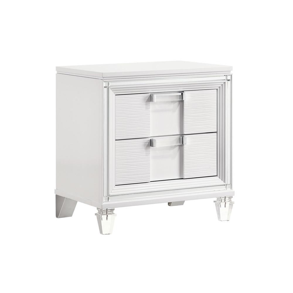 Charlotte Youth 2-Drawer Nightstand in White. Picture 1