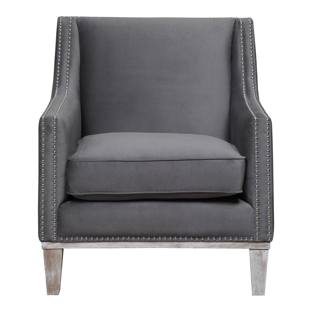 Aster Accent Chair in Charcoal. Picture 1
