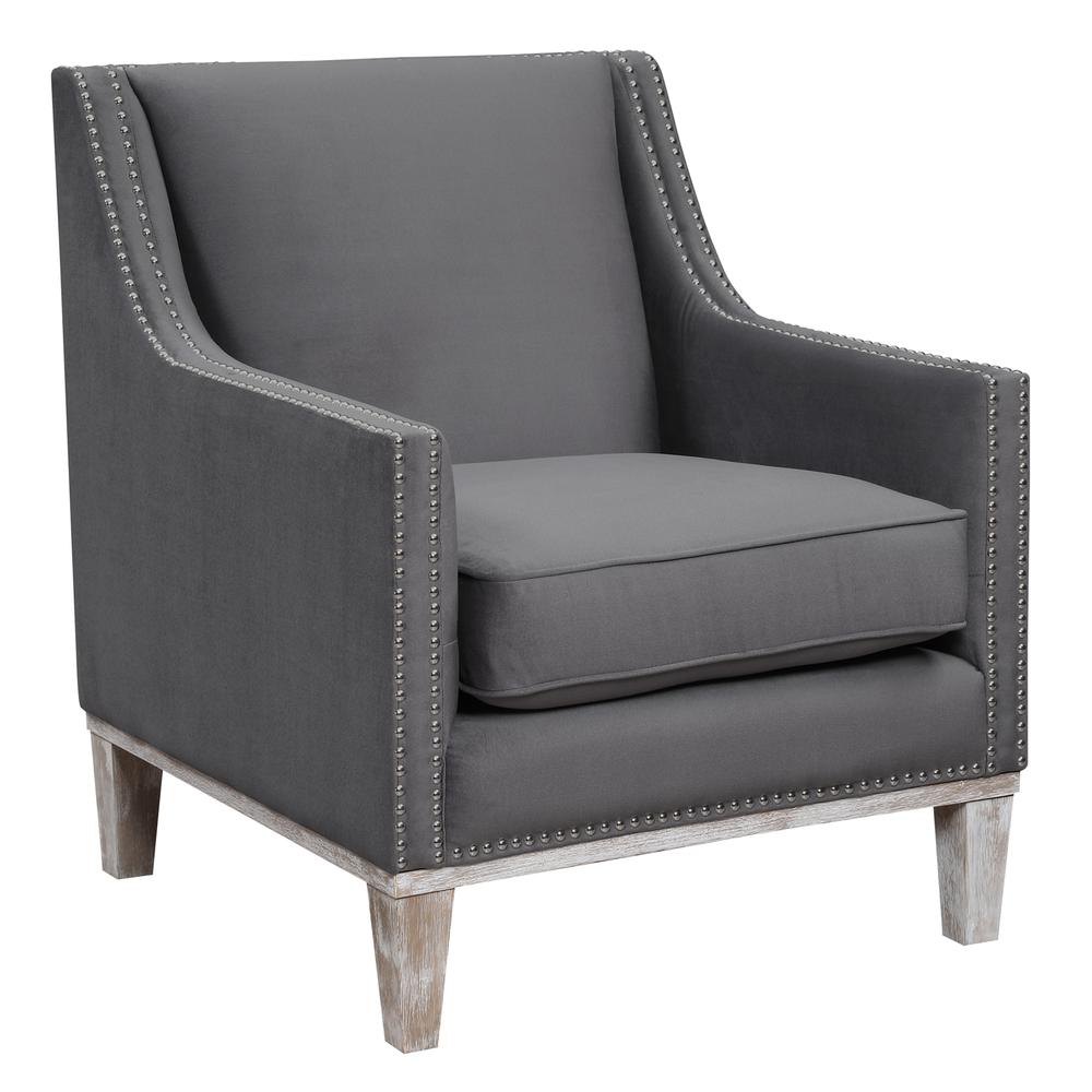 Aster Accent Chair in Charcoal. Picture 3