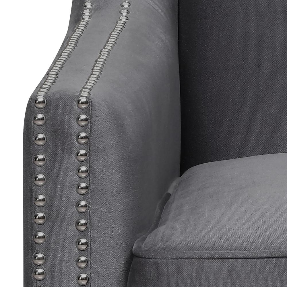 Aster Accent Chair in Charcoal. Picture 7