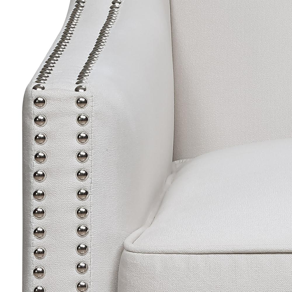 Aster Accent Chair in Snow. Picture 7