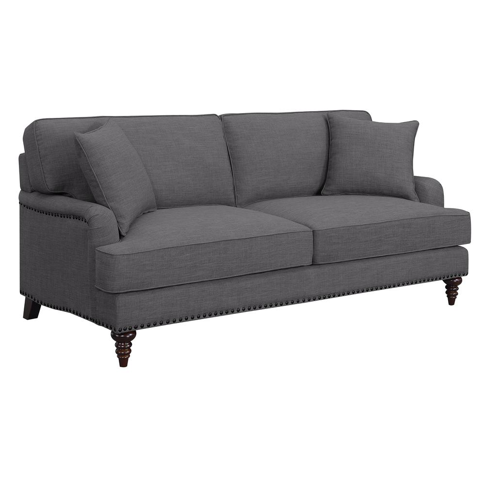 Cassandra Sofa in Charcoal. Picture 1