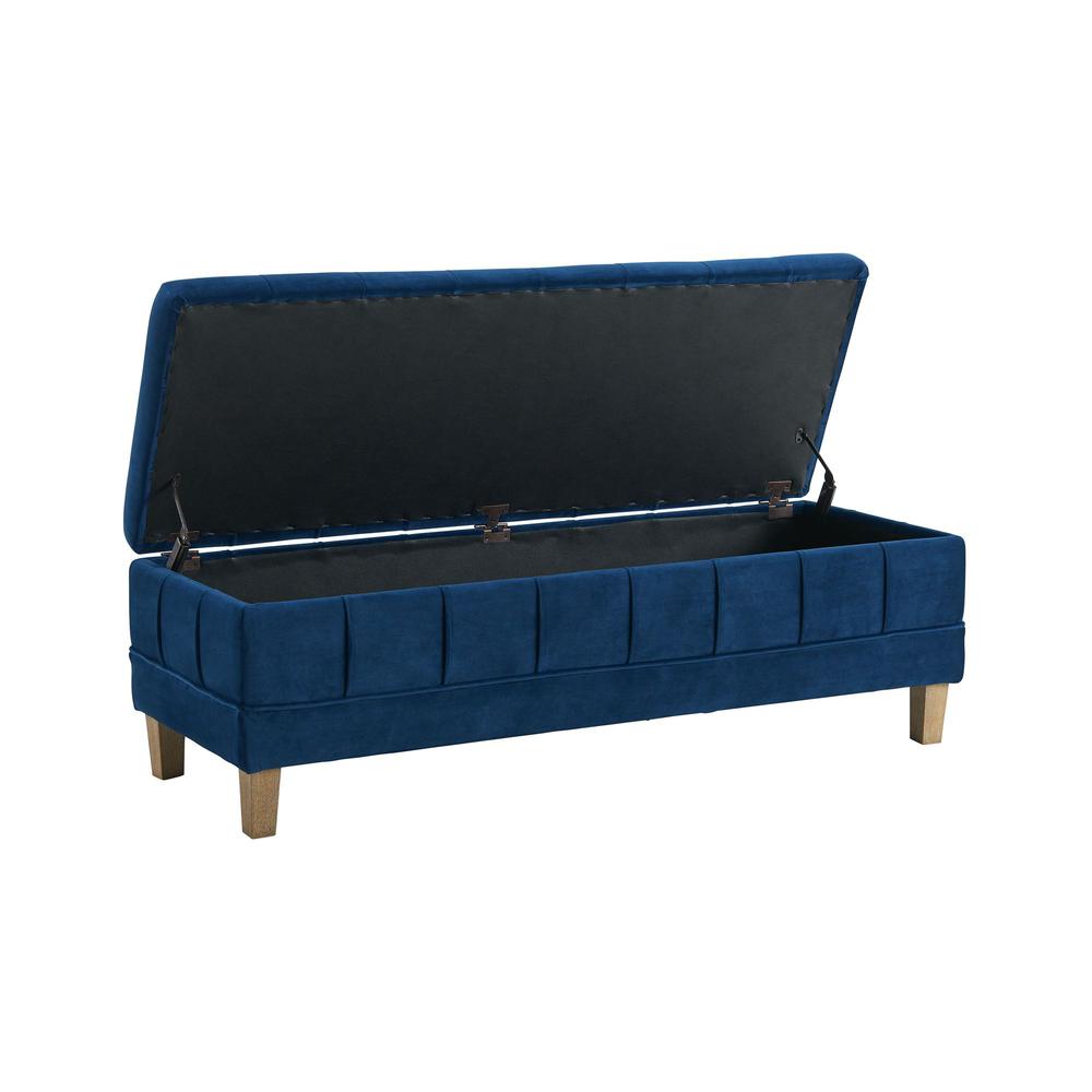 Picket House Furnishings Jude Tufted Storage Ottoman. Picture 7