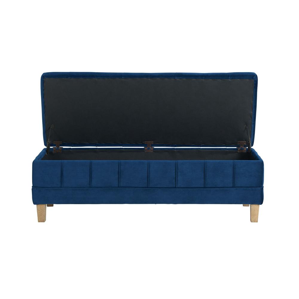 Picket House Furnishings Jude Tufted Storage Ottoman. Picture 9