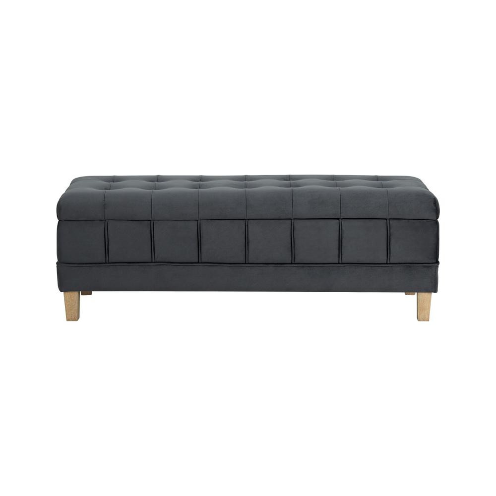 Picket House Furnishings Jude Tufted Storage Ottoman. Picture 8