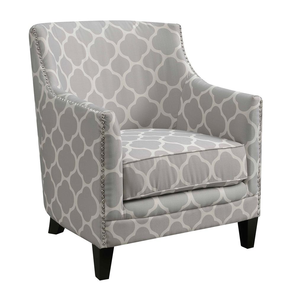 Deena Accent Chair in Dove. Picture 3