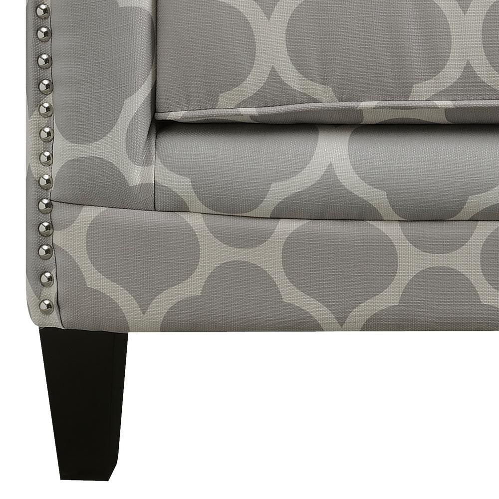 Deena Accent Chair in Dove. Picture 8