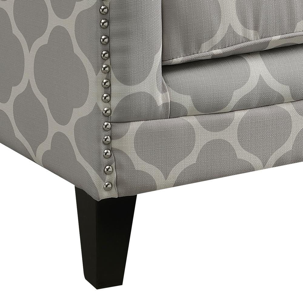Deena Accent Chair in Dove. Picture 9