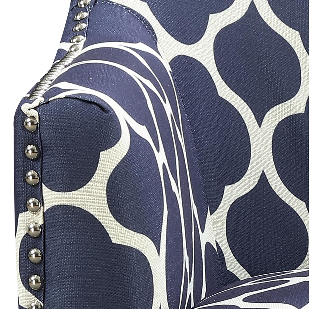 Deena Accent Chair in Marine. Picture 7