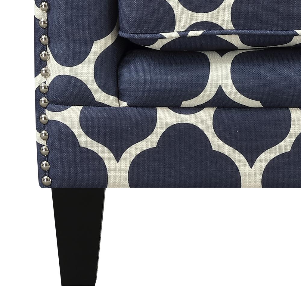 Deena Accent Chair in Marine. Picture 8