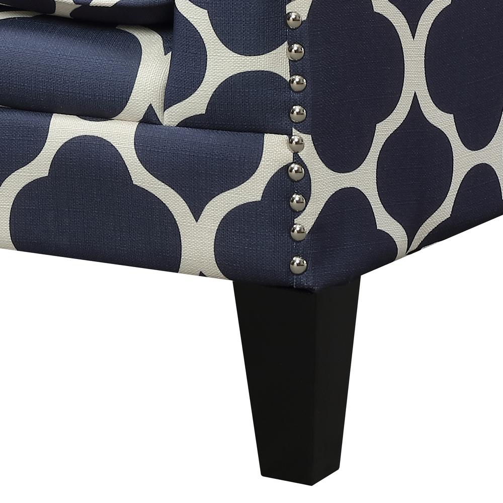 Deena Accent Chair in Marine. Picture 9