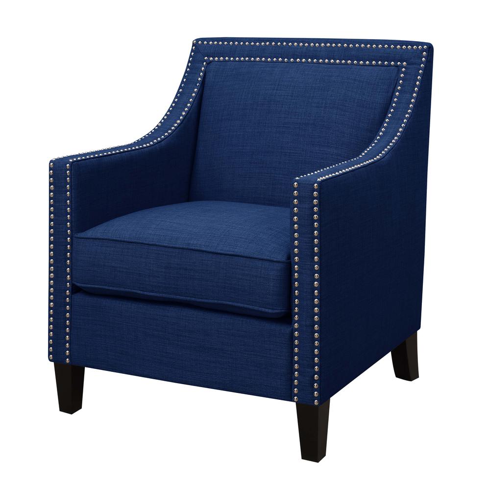Emery Blue Chair. Picture 4