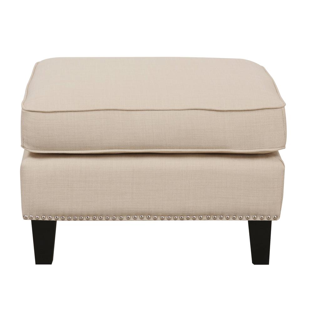 Emery Natural Ottoman. Picture 6