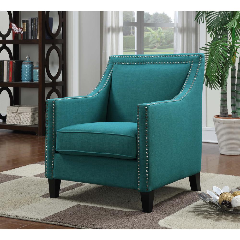Emery Teal Chair. Picture 5