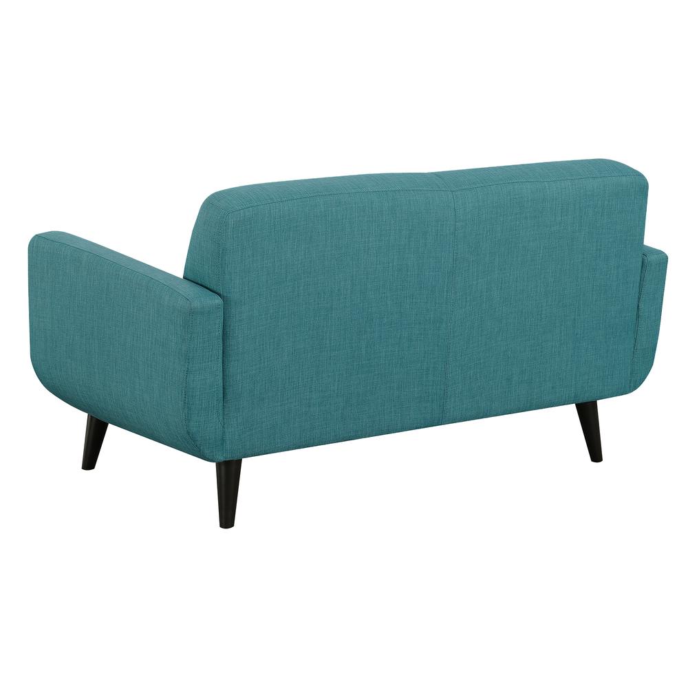 Hailey Loveseat in Teal. Picture 4