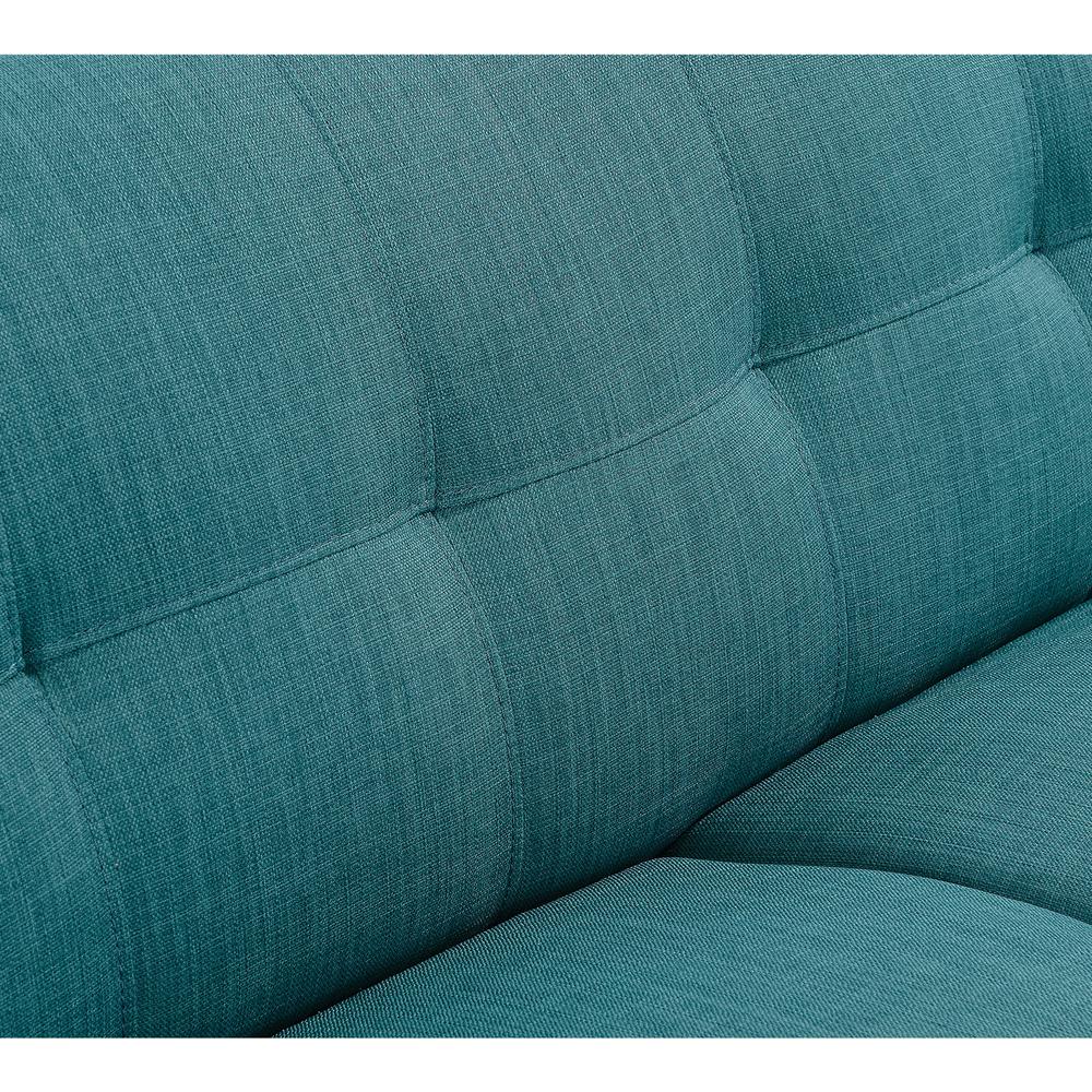 Hailey Loveseat in Teal. Picture 6